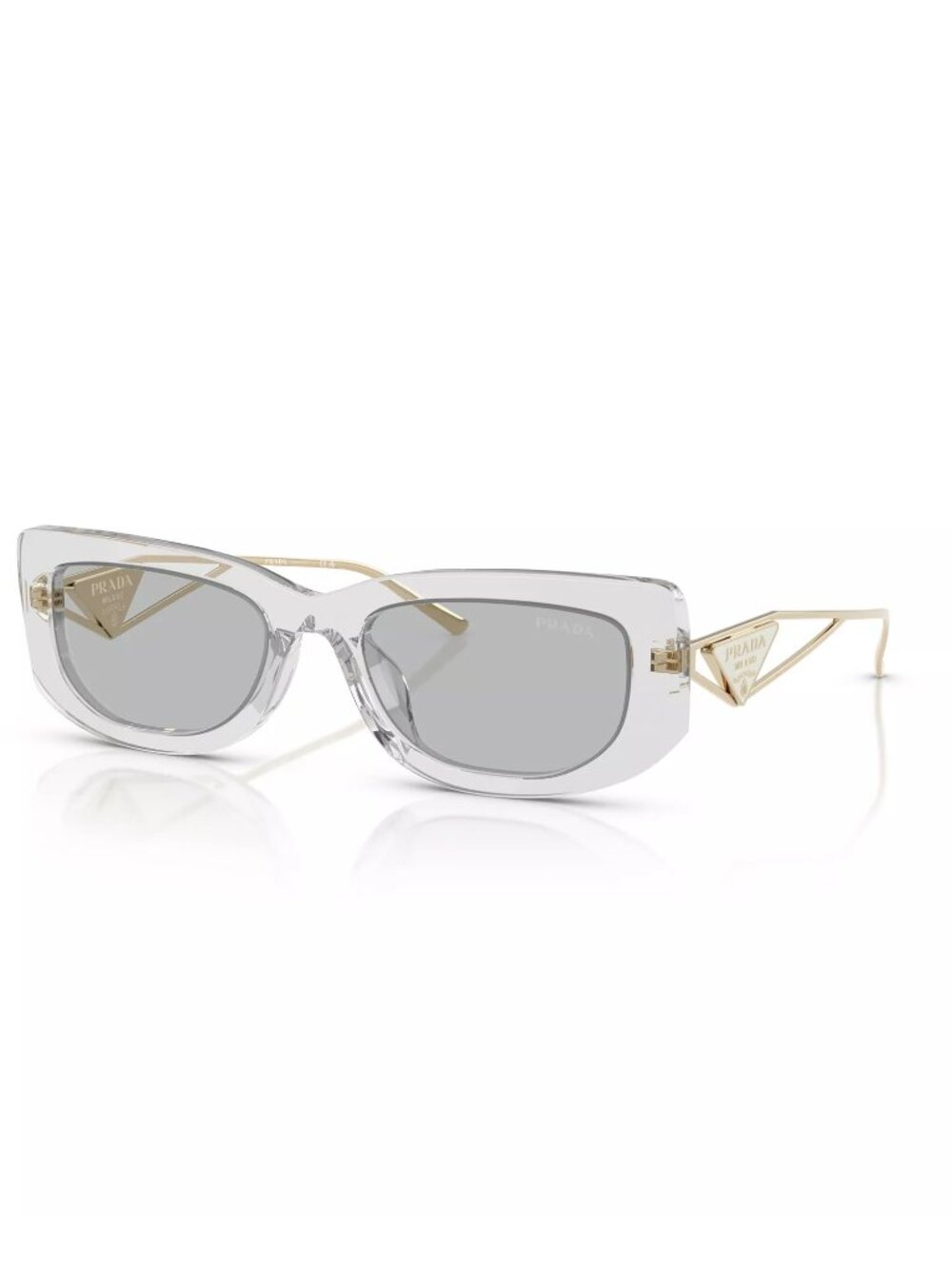 NWT Prada PR14YS 12R50K Clear Sunglasses PR 14YS